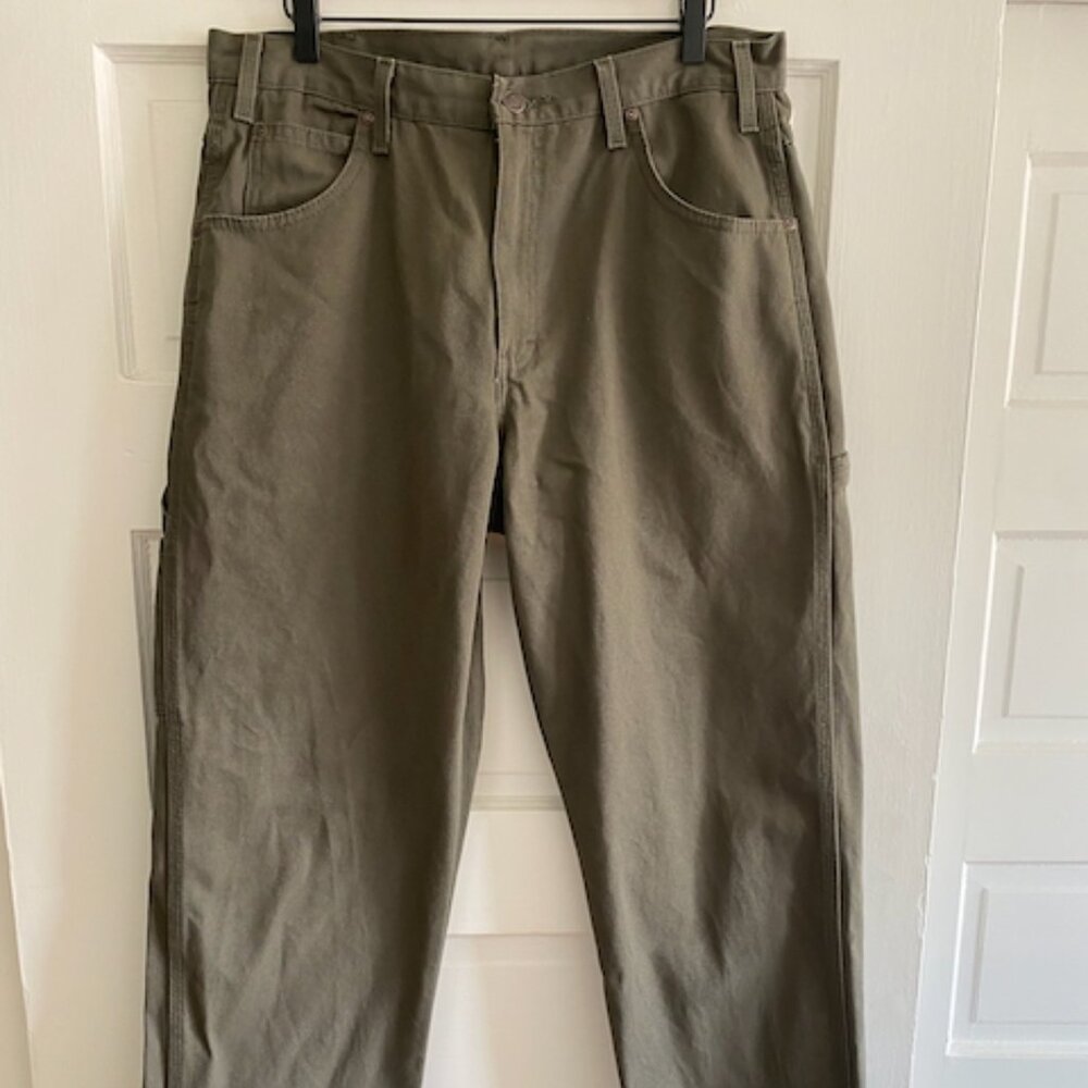 Dickies 1939RMS Relaxed Fit Duck Carpenter Pants – Stonewashed Slate